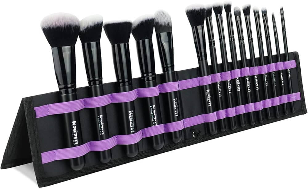 Get studio results anywhere with the Veninow Book Brush Set. This compact, professional kit keeps your tools organized and protected on the go at your comfort.