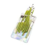 Veninow Lemon Green 24-Piece Brush Set
