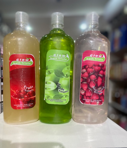 Glow bath fruits
