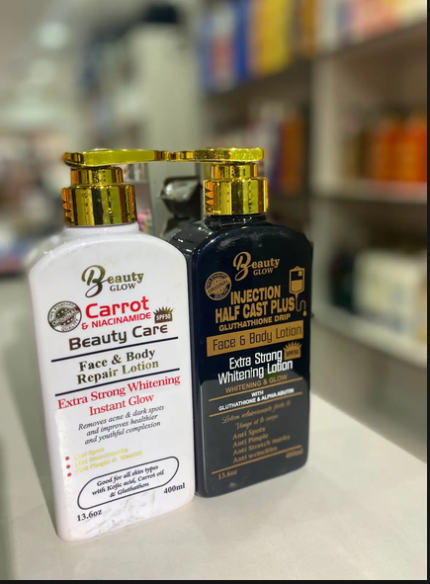 Beauty glow face and body lotion