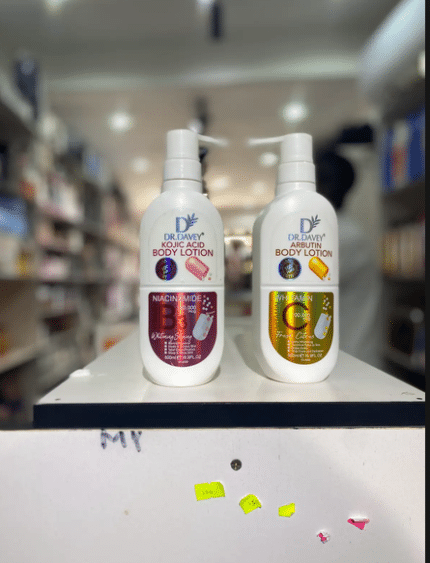 Dr.davey Kojic acid and Dr.davey Arbutin body lotion